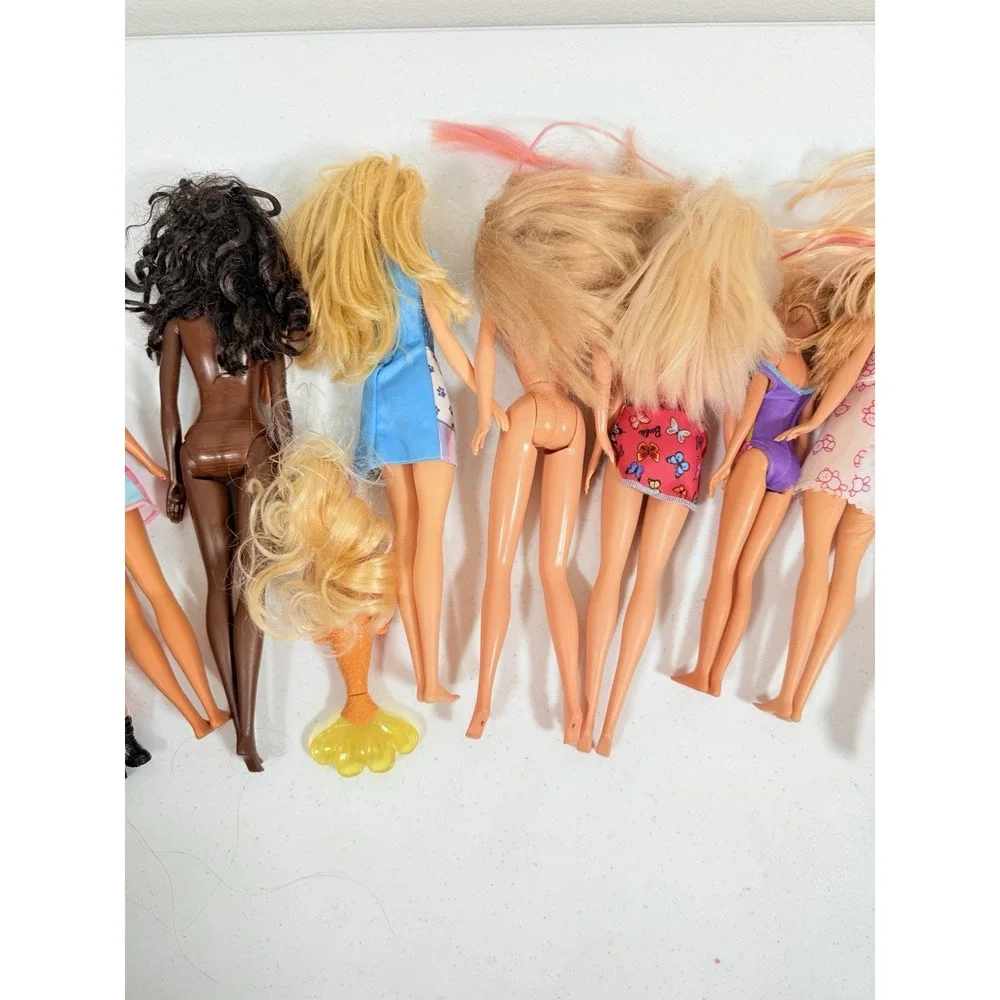 Modern Barbie Doll Lot 10 Mattel Dolls Chelsea Mermaid Fashionista